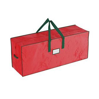 Hastings Home 7.5-ft. Red & Green Christmas Tree Storage Bag