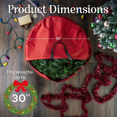 Hastings Home 30" Wreath Storage Bag
