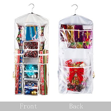 Hastings Home Wrapping Paper Storage Organizers 2-pack Set