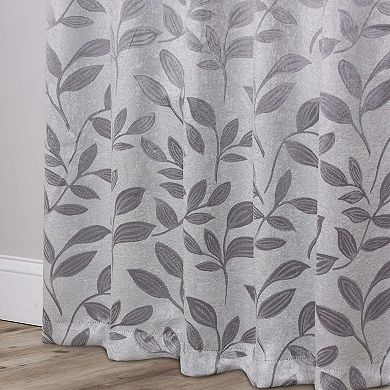 SUPERIOR Leaves 2-Piece Room Darkening Grommet Curtain Panels