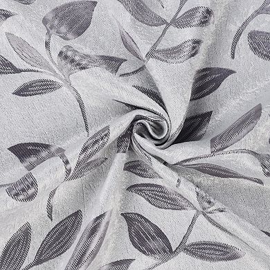 SUPERIOR Leaves 2-Piece Room Darkening Grommet Curtain Panels
