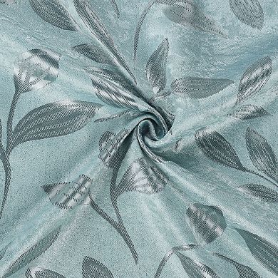 SUPERIOR Leaves 2-Piece Room Darkening Grommet Curtain Panels