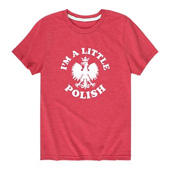 Boys 8-20 I'm A Little Polish Tee