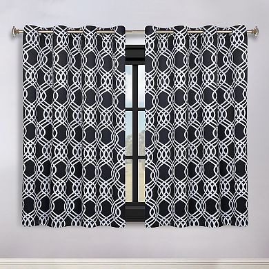 SUPERIOR Set of 2 Insulated Thermal Blackout Grommet Window Curtain Panels