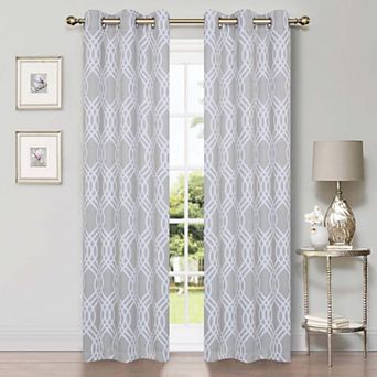 SUPERIOR Set of 2 Insulated Thermal Blackout Grommet Window Curtain Panels