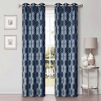 SUPERIOR Set of 2 Insulated Thermal Blackout Grommet Window Curtain Panels