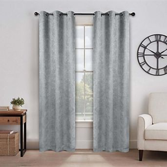 SUPERIOR Senna 2-pack Room Darkening Grommet Curtain Set