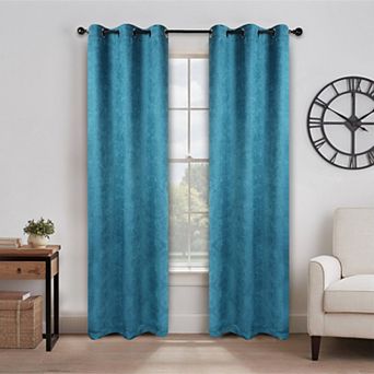 SUPERIOR Senna 2-pack Room Darkening Grommet Curtain Set