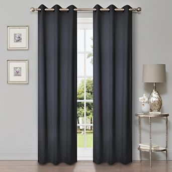 SUPERIOR Shimmer 2-pack Room Darkening Grommet Curtain Set