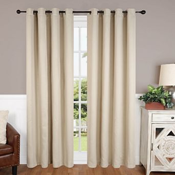 SUPERIOR Shimmer 2-pack Room Darkening Grommet Curtain Set
