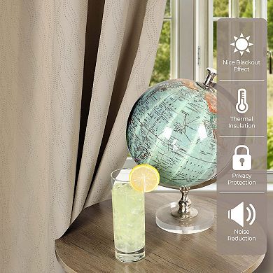SUPERIOR Zuri 2-Pack Grommet Room Darkening Curtain Set