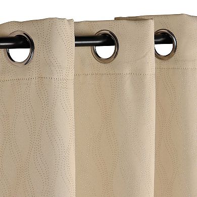 SUPERIOR Zuri 2-Pack Grommet Room Darkening Curtain Set