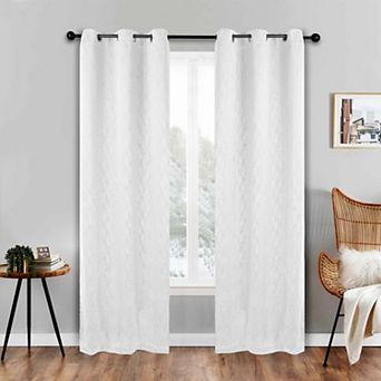 SUPERIOR Zuri 2-Pack Grommet Room Darkening Curtain Set