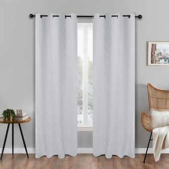 SUPERIOR Zuri 2-Pack Grommet Room Darkening Curtain Set