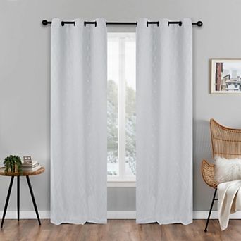 SUPERIOR Zuri 2-Pack Grommet Room Darkening Curtain Set