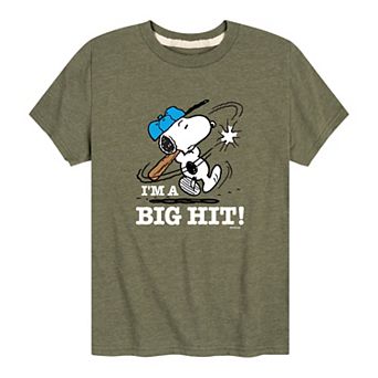 Boys 8-20 Peanuts I'm A Big Hit Snoopy Tee