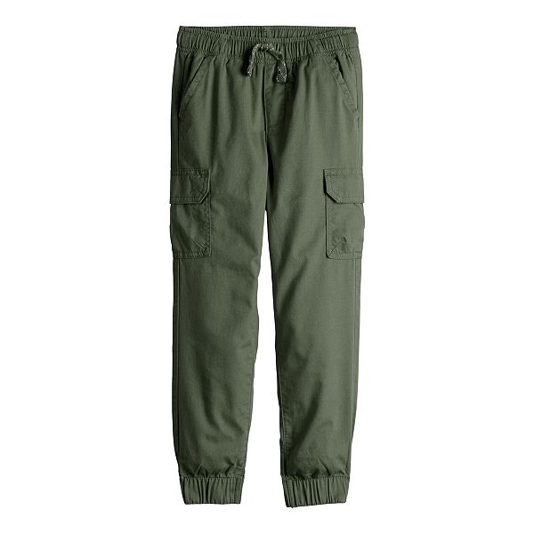 Boys 4-12 Jumping Beans® Pull-On Twill Cargo Jogger Pants