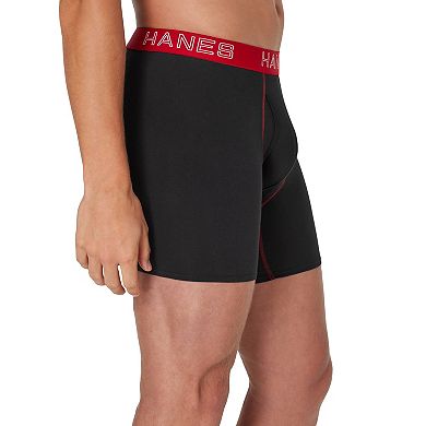 Men's Hanes 5-Pack Ultimate Stretch Cotton Boxer Briefs