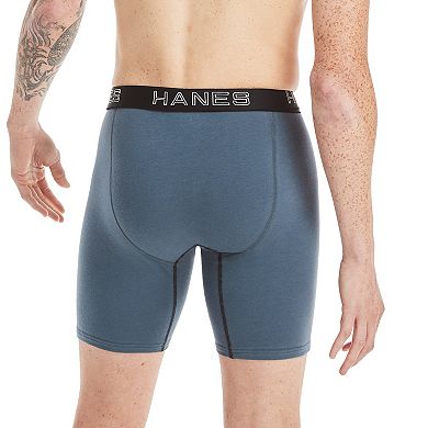 Men's Hanes® 5 Pack Ultimate Stretch Long Leg Boxer Brief Underwear