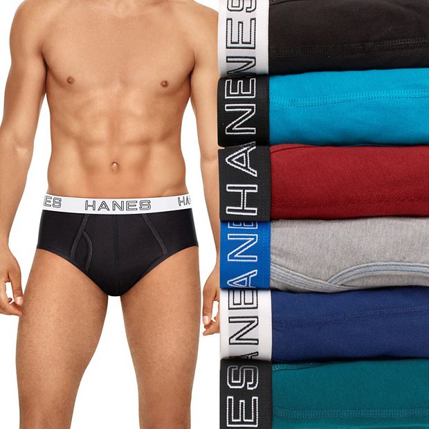 Hanes Men's Underwear Briefs Pack, Mid-Rise, Moisture-Wicking, 6-Pack, 6  Pack - Assorted, XX-Large : : Clothing, Shoes & Accessories