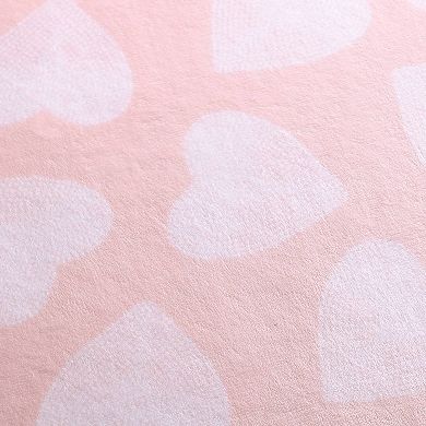 Betsey Johnson Dotted Heart Throw Blanket