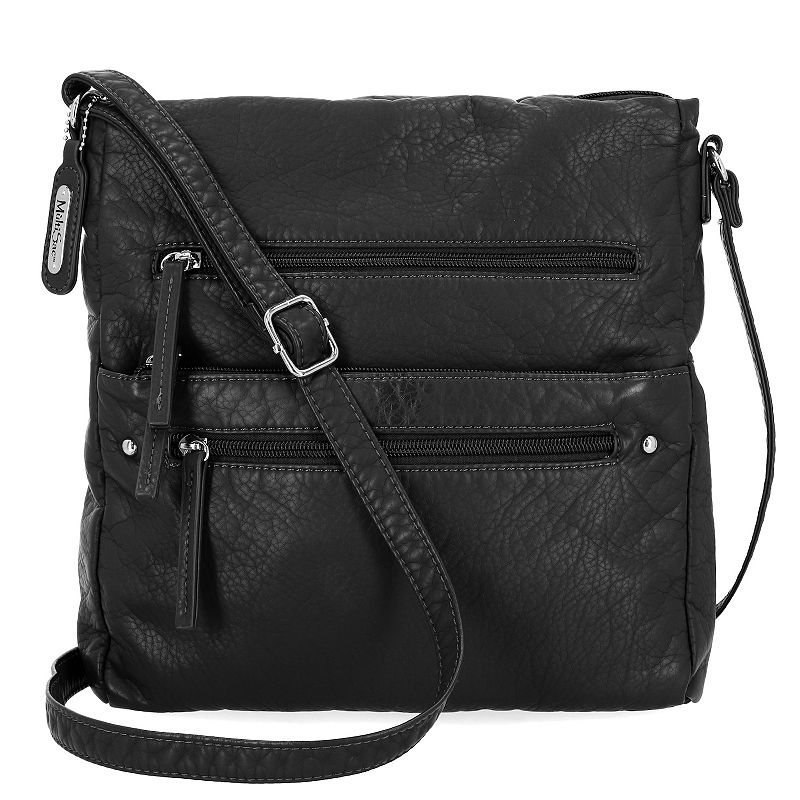 Multisac Lorraine Large Crossbody Bag, Black Washed