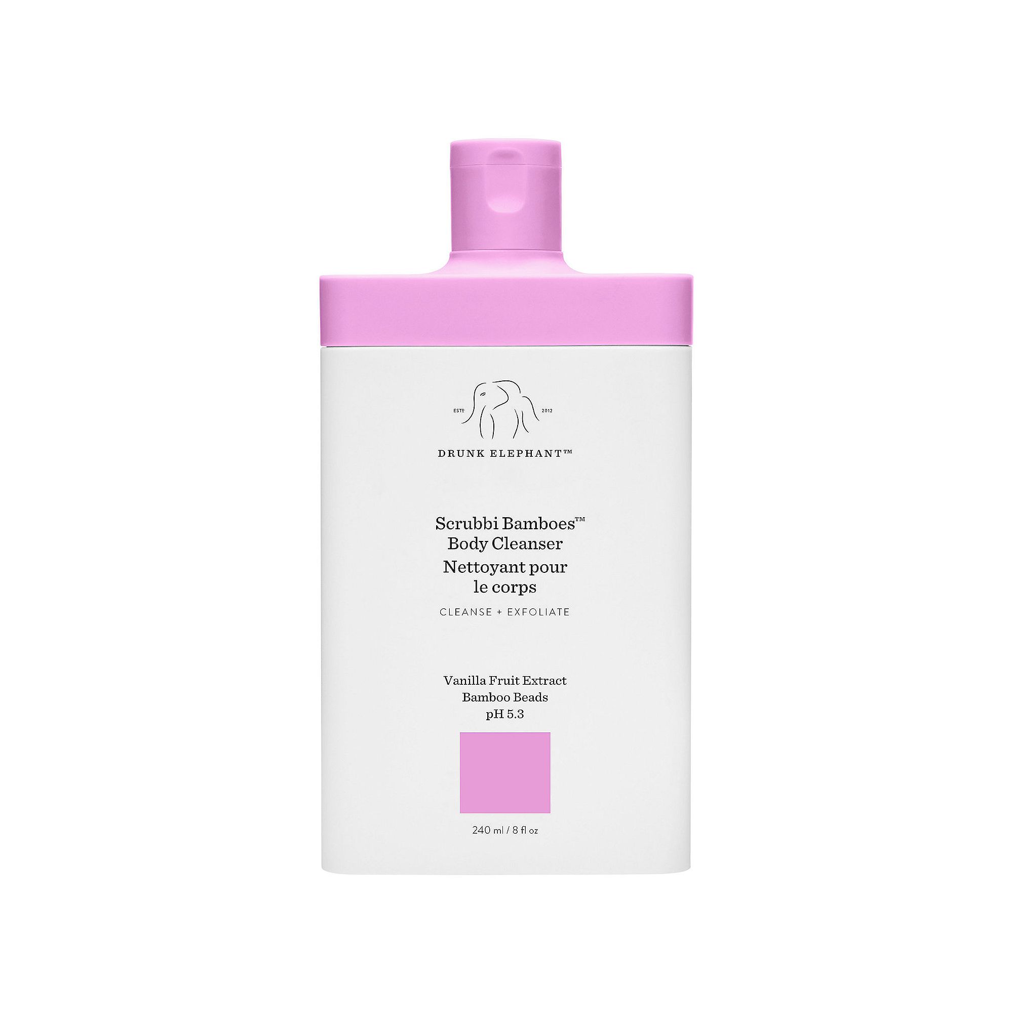 Drunk Elephant Scrubbi Bamboes Body Cleanser, Size: 8 FL Oz, None