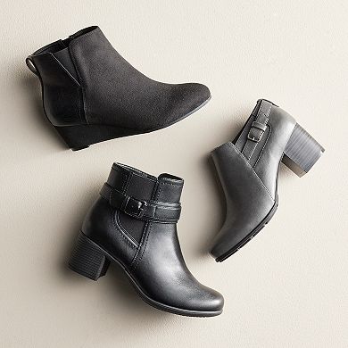 Croft & Barrow® Emulsion Women's Wedge Ankle Boots