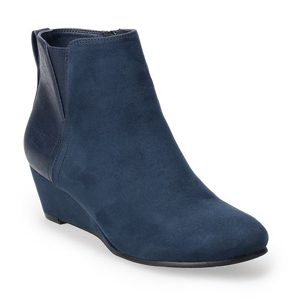 Kohls wedge boots best sale