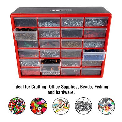 Fleming Supply 24 Drawer Storage Cabinet