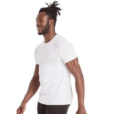 Hanes Ultimate 4-Pack Men's Comfort Fit Cotton Stretch Crewneck Undershirt