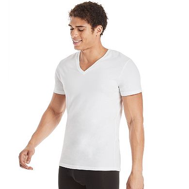 Men's Hanes® 4-Pack Ultimate Comfort Fit Cotton Stretch V-Neck Undershirt