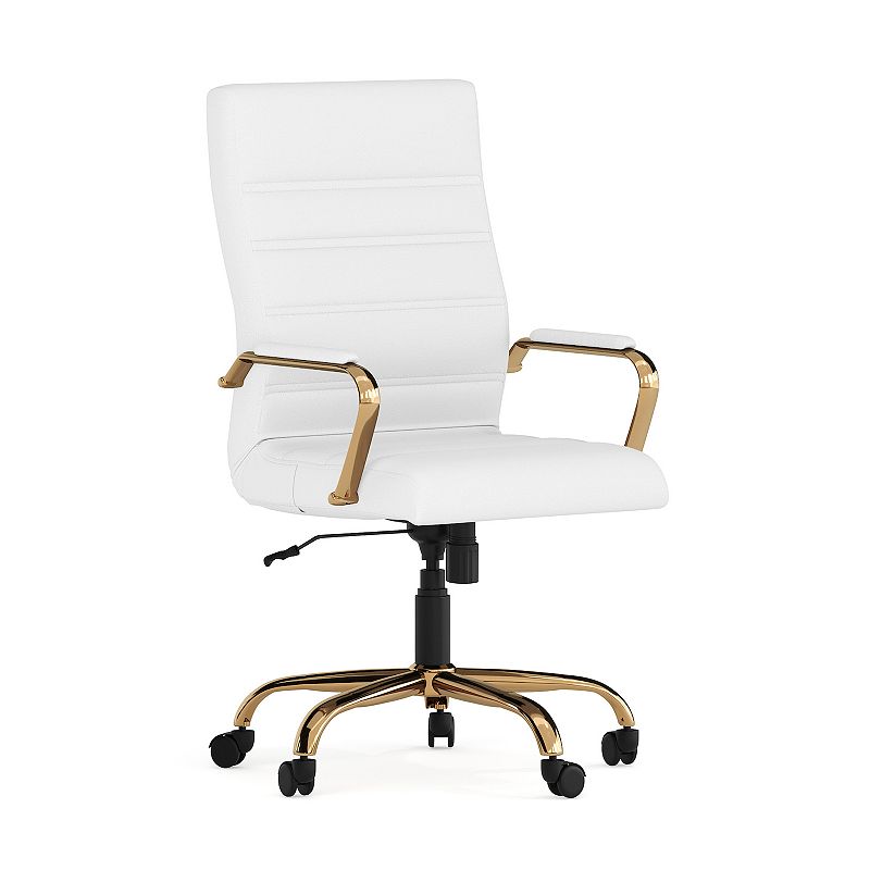 Flash Furniture High Back Executive Swivel Office Chair, White