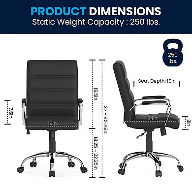 Flash Furniture Mid-Back Executive Swivel Office Chair