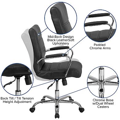 Flash Furniture Mid-Back Executive Swivel Office Chair