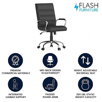 Flash Furniture Mid-Back Executive Swivel Office Chair