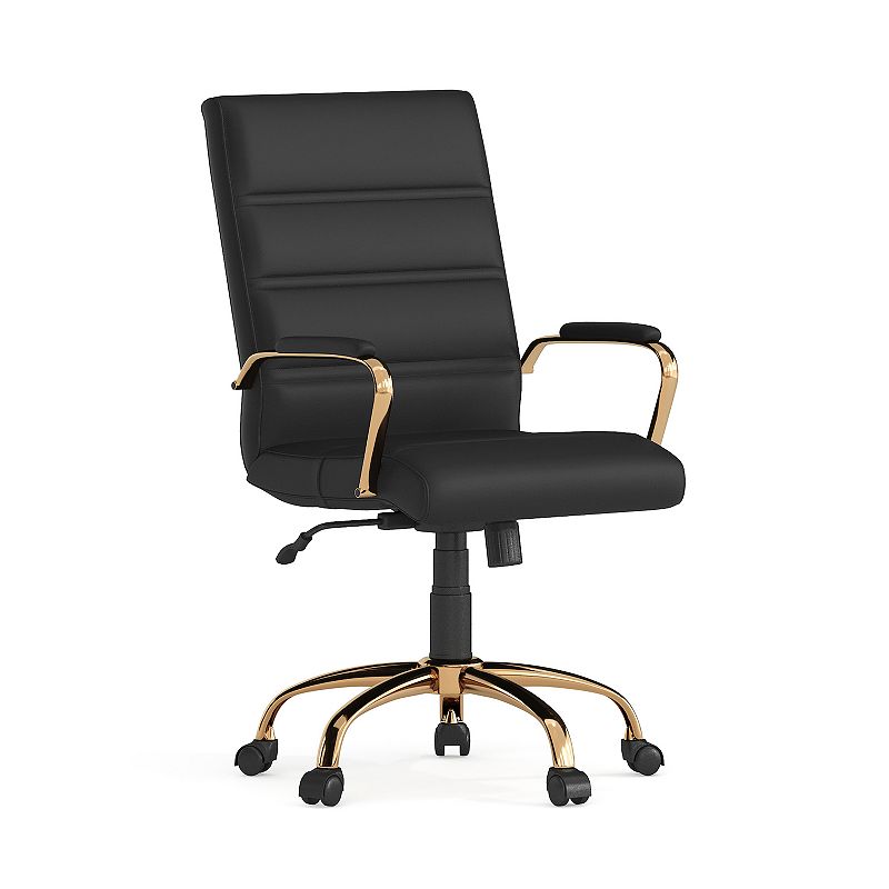 Flash Furniture Mid-Back Executive Swivel Office Chair, Black