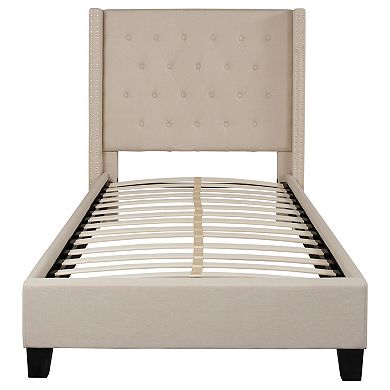 Flash Furniture Riverdale Tufted Upholstered Platform Bed