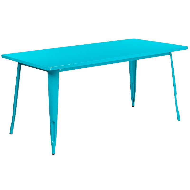 Flash Furniture Commercial Grade Rectangular Indoor / Outdoor Dining Table,
