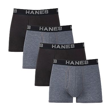 Men's Hanes Ultimate® 4-Pack Comfort Flex Fit® Total Support Pouch™ Trunks