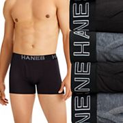 Hanes Ultimate® Big & Tall Big Man Comfort Flex Fit® Total Support Pouch®  Boxer Brief 3-Pack, Black/Grey