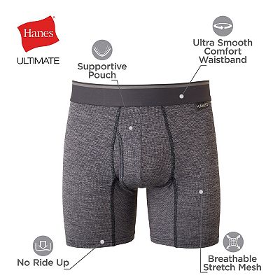 Men's Hanes Ultimate® 3-pack Comfort Flex Fit® Breathable Stretch