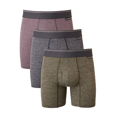 Men's Hanes Ultimate® 3-pack Comfort Flex Fit® Breathable Stretch Boxer Briefs
