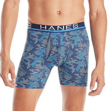 Men's Hanes Sport™ 4-Pack X-Temp® Total Support Pouch™ Boxer Briefs