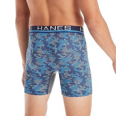 Men's Hanes Sport™ 4-Pack X-Temp® Total Support Pouch™ Boxer Briefs