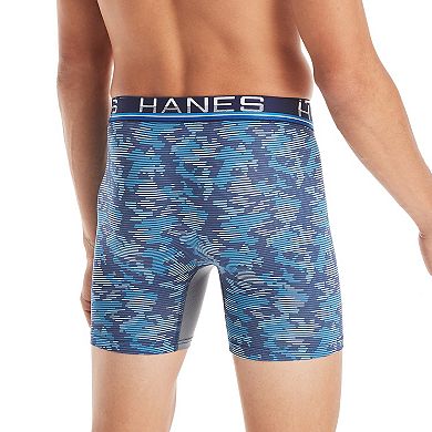 Men's Hanes Sport™ 4-Pack X-Temp® Total Support Pouch™ Boxer Briefs