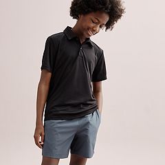 Tek Gear DryTek Striped Polo - Black, Maysharp Babies & Kids