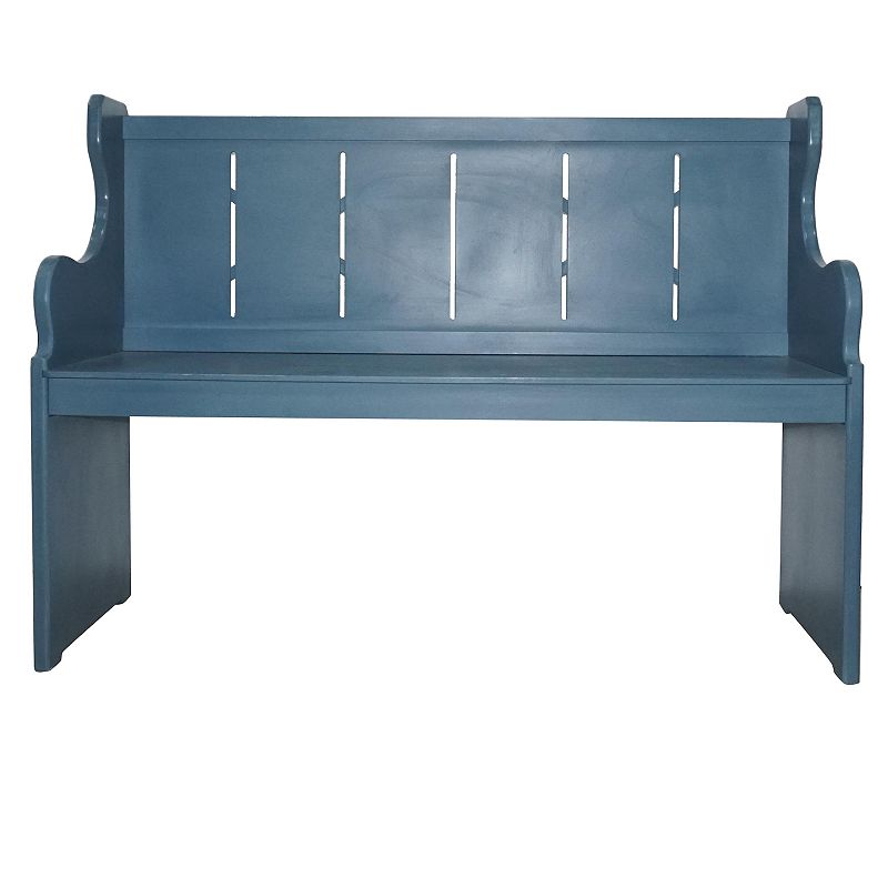 Shelby Pew Bench, Blue
