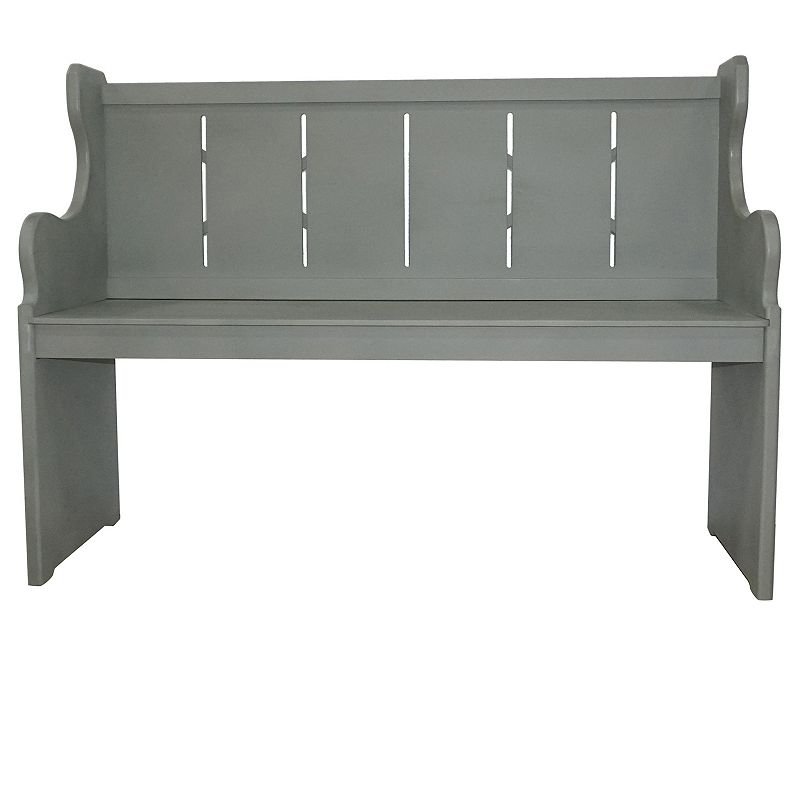 Shelby Pew Bench, Grey