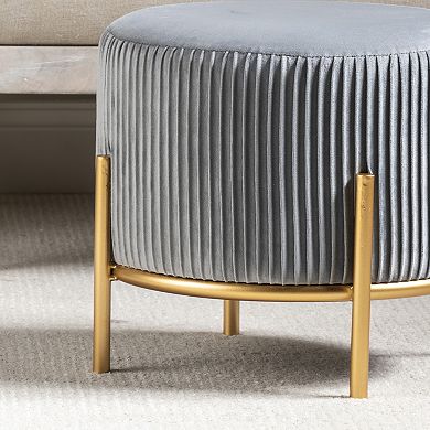 Pintuck Padded Stool